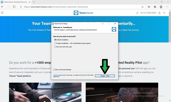 teamviewer install instruction 3